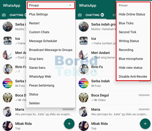 Cara Menggunakan Whatsapp Plus Mod Android Boredtekno Com