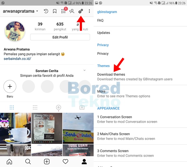  Cara Mengubah Tema Instagram Android Tanpa Aplikasi 