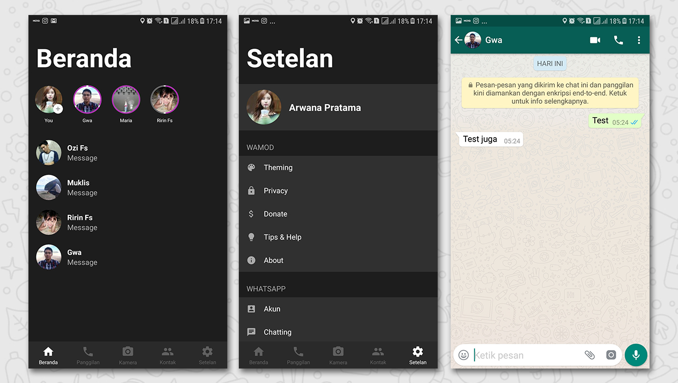 15 Pilihan Whatsapp Mod Apk Versi Terbaru 2019 Boredteknocom