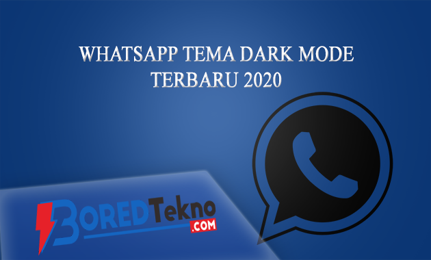 Whatsapp tema dark mode