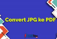 Convert JPG ke PDF